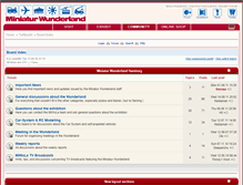 Tablet Screenshot of forum.miniatur-wunderland.com