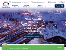 Tablet Screenshot of miniatur-wunderland.com